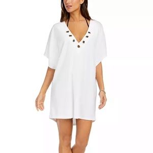 MICHAEL Michael Kors Grommet Tunic Swim Cover-Up